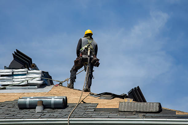 Professional Metal Roofing technician working in Shelton, CT